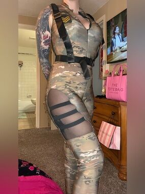 Soldier spandex costume